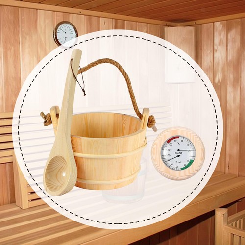 Sauna bucket and - and, tub