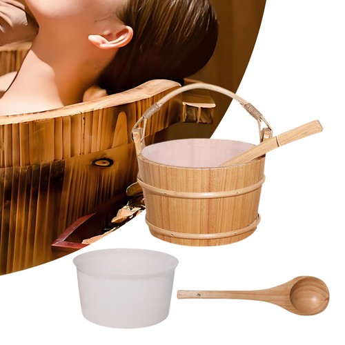 Sauna bucket and - and, set