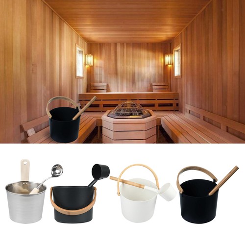 Sauna bucket and ladle - bucket,