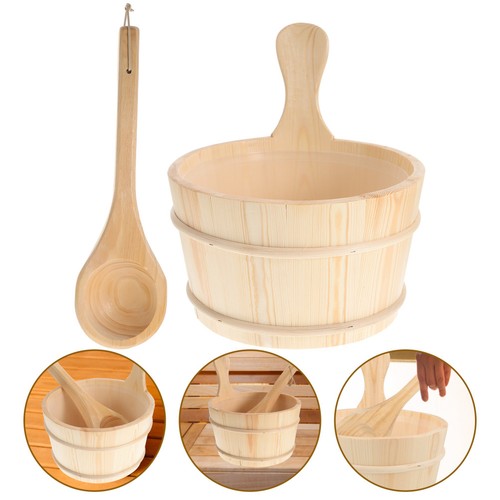 2pcs sauna bucket - sauna, and