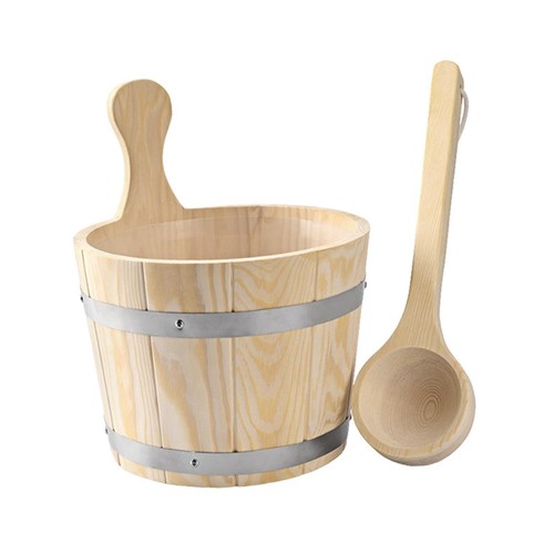 Sauna bucket and ladle set - sauna,