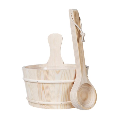 Sauna wooden bucket and - sauna,