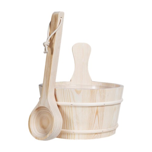 Sauna bucket and ladle - bucket,