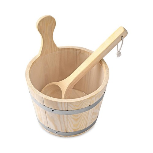 Sauna bucket and ladle set - sauna,