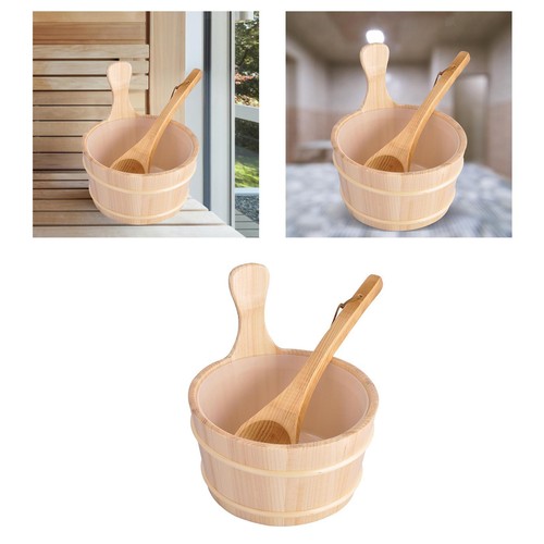 Wood sauna bucket - sauna, with