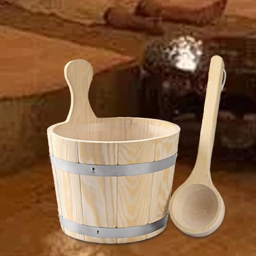 Sauna bucket and - and, set