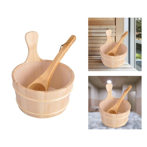 Natural wooden sauna bucket - sauna,