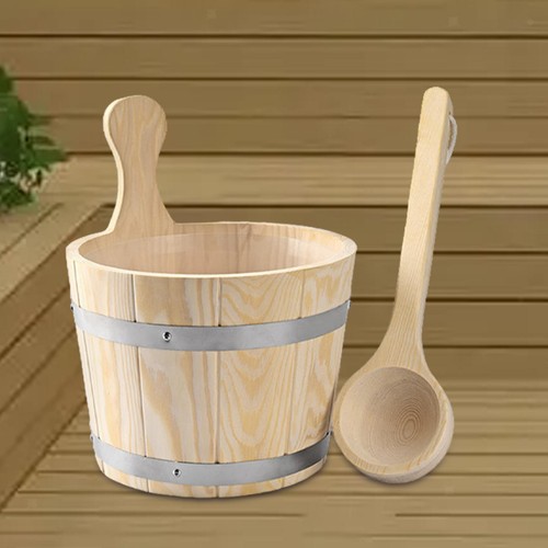 Sauna bucket and ladle set - sauna,