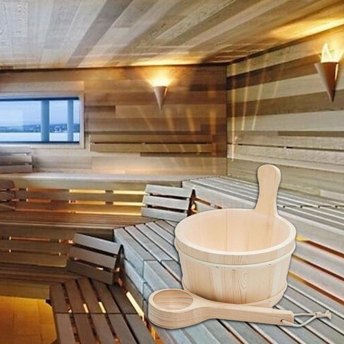 Sauna bucket with ladle - sauna,